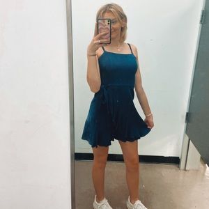 altar’d state navy wrap dress